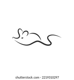 Rat logo icon design illustration vector
