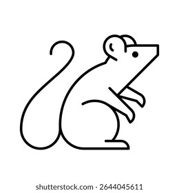 Rat Logo. Icon design. Template elements