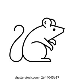 Rat Logo. Icon design. Template elements