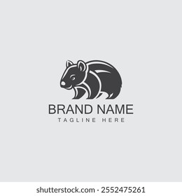 Rat Logo en icoon ontwerp met vector sjabloon
