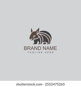 Rat Logo and icon design with vector template

