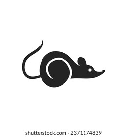 Rat Logo template Isolated. Brand Identity. Icon Abstract Vector graphic