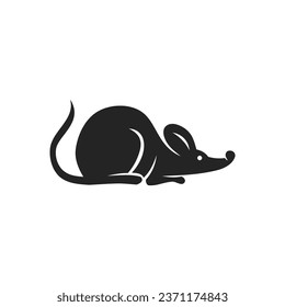 Rat Logo template Isolated. Brand Identity. Icon Abstract Vector graphic