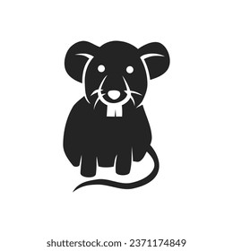 Rat Logo template Isolated. Brand Identity. Icon Abstract Vector graphic