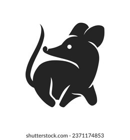 Rat Logo template Isolated. Brand Identity. Icon Abstract Vector graphic