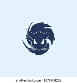 Rat Logo Vector Design Template