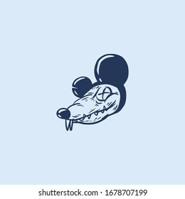 Rat logo vector design templates