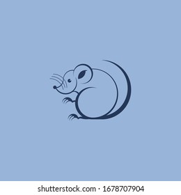 Rat logo vector design templates