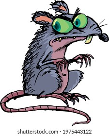 rat looking at us threateningly