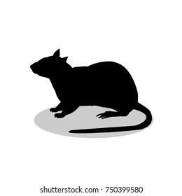 Black Mouse Rat Silhouettes Images Stock Photos Vectors Shutterstock