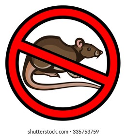 rat pest vector drawing home parasite - set of household pests in pure style