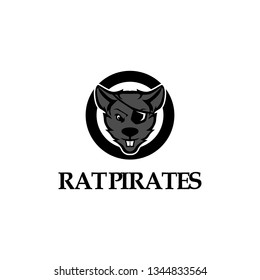 Rat Pirates Logo Icon Design