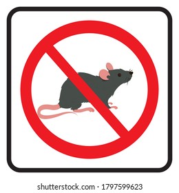 Rat Poison Icon on white background drawing by Illustration