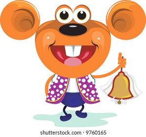 rat ringing a bell	