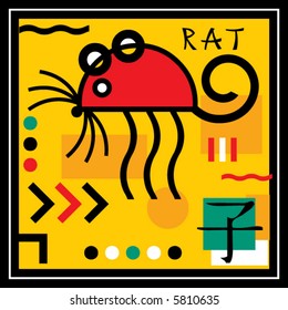 rat, sign of the oriental calendar