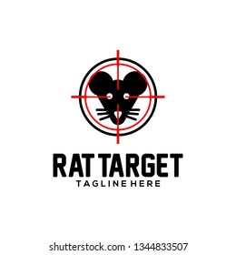 Rat Target Logo Icon Design