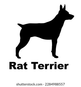 rata terrier Silueta de perro razas de perros