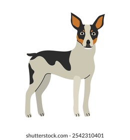 Icono de rata terrier Clipart avatar logotipo aislado ilustración