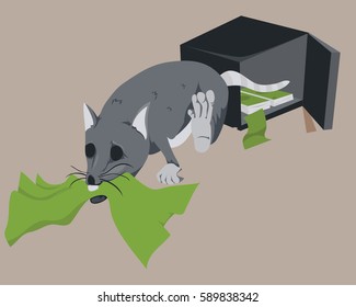 Rat thief money