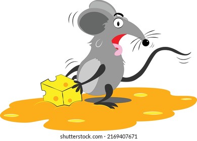 rat trapped in sticky