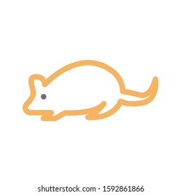 RAT vector color line icon 