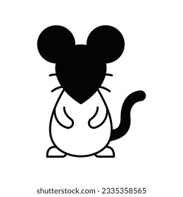 Rat Vector icon which can easily modify or edit

