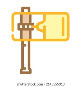 ratchet accessory color icon vector. ratchet accessory sign. isolated symbol illustration
