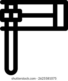 ratchet icon. Thin Linear Style Design Isolated On White Background
