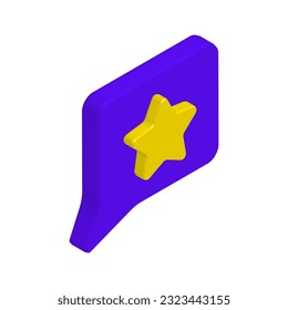 Rate, customer review, feedback isometric icon