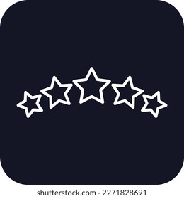 Rate Feedback Icons with black filled outline style. Thin line icon related to feedback, rating, testimonials, quick response, satisfaction and more. Simple web icon. Vector illustration