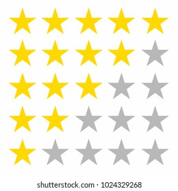 Rate five Star icon