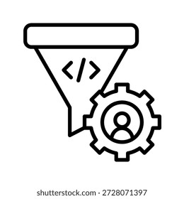 Ilustração do vetor do ícone de contorno do protetor de taxa