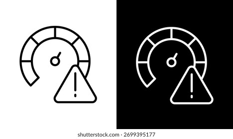 Rate Limit White Icon Set Design