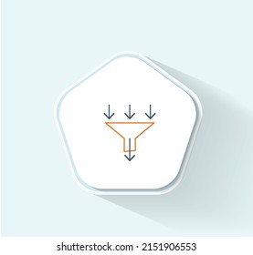 Rate limiting icon vector design