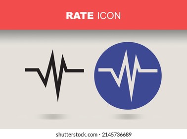 Rate Line Icon Vector Design
