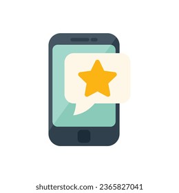 Tarife Telefon-App Symbol flach Vektorgrafik. Rückmeldung des Kunden. Kundendienst einzeln