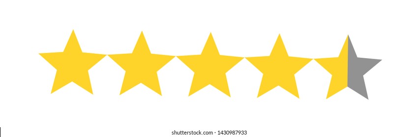 Image result for four and a half stars"