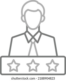 Rate vector icon. Can be used for printing, mobile and web applications.