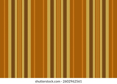 Raterial background lines stripe, blank textile seamless pattern. Catin texture vector vertical fabric in orange and yellow colors palette.