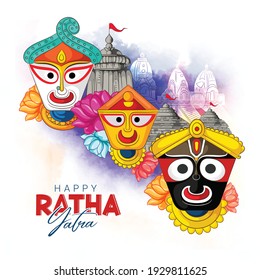 
Rath Yatra celebration for Lord Jagannath,holiday background  