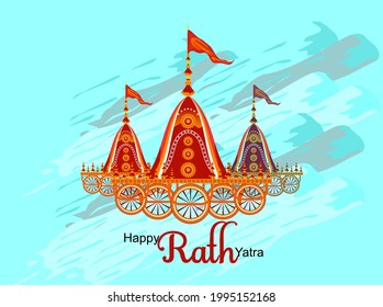Rath Yatra Creative Design (It's a Indian Festival)