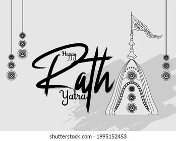 Rath Yatra Creative Design (It's a Indian Festival)