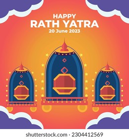 Rath Yatra Day, 20 June 2023 In India.
You can edit the shape of the object one by one, starting from changing the color, shape, background. You can also export to jpg, png whatever you like.
