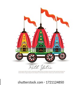 Rath Yatra festival (locally called Ratha Yatra) is based around the worship of Lord Jagannath, Balabhadra and Subhadra on Chariot