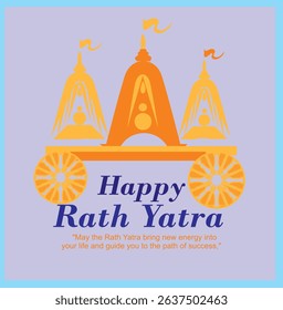 Rath yatra indian festivel poster design
