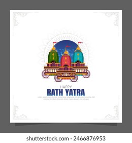 Rath Yatra, also known as the Festival of Chariots, is a Hindu festival celebrated primarily in the city of Puri, Odisha, India.