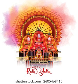 Rath yatra of lord jagannath balabhadra and subhadra festival celebration 
