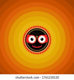 Rath Yatra, Lord Jagannath, Festival Banner, Charriot, Vector