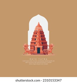 Ilustración vectorial Ratha Yatra de Ratha Yatra. Lord Jagannath	