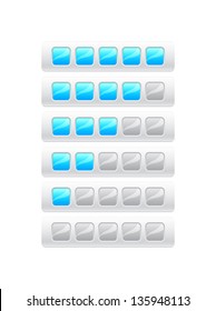rating from five blue squares